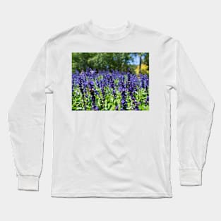 Lavender Fields: A Soothing Scene Long Sleeve T-Shirt